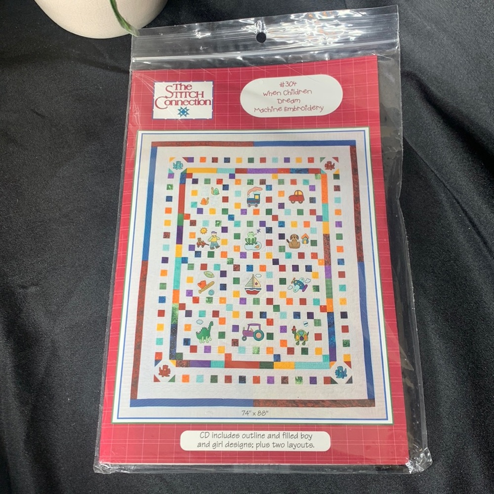 The Stitch Connection “when Children Dream” machine embroidery & applique CD